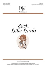 Each Little Lamb Unison/Two-Part choral sheet music cover Thumbnail